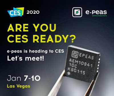 E-peas 将在 CES 2020 与您见面